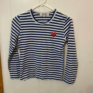 COMME des GARÇONS PLAY long sleeve tee size S